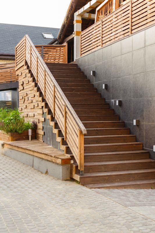 Oak Stairs Installation in Kansas City, KS